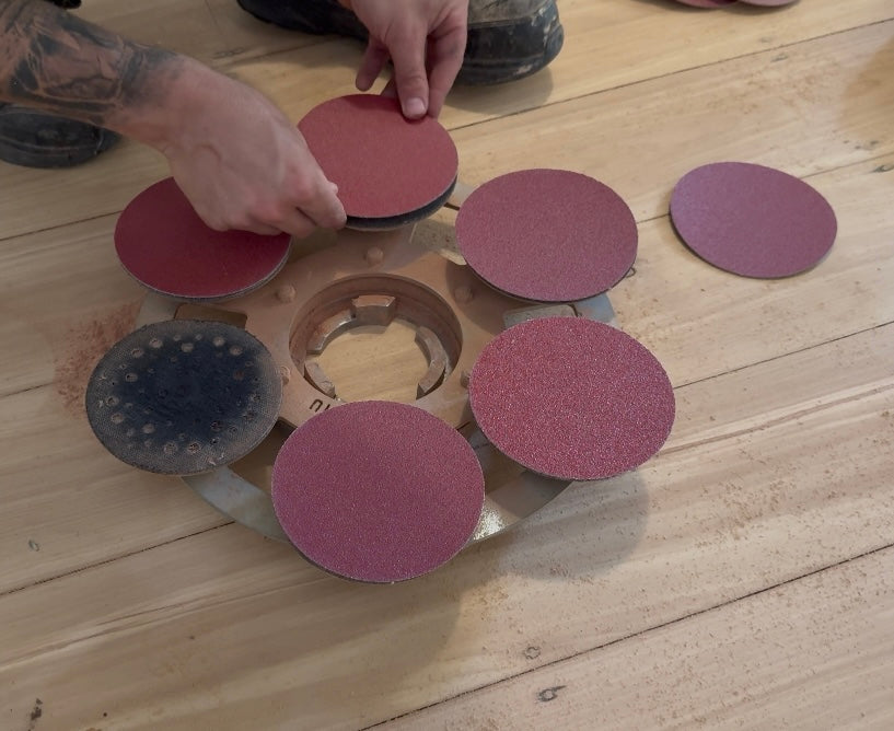 SANDPAPER | BUFFER DISCS | 150mm NO HOLE