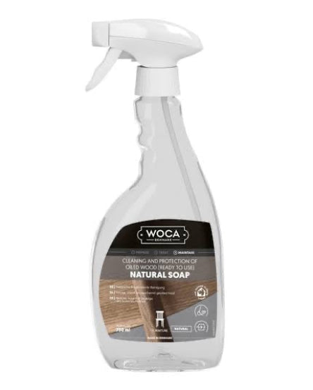 WOCA | NATURAL SOAP SPRAY | PRE-MIXED | OILED SURFACES
