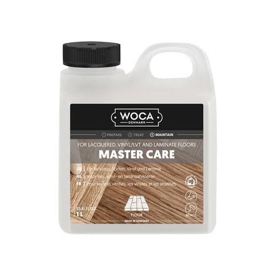 WOCA | MASTER CARE | LACQUERED, VINYL, LVT & LAMINATE FLOORS | treatment