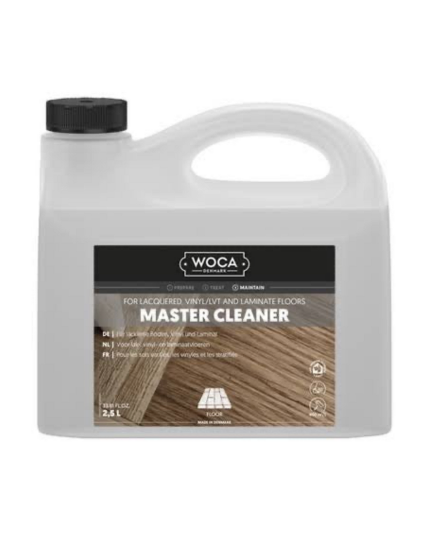 WOCA | MASTER CLEANER | LACQUERED, VINYL, LVT & LAMINATE FLOORS