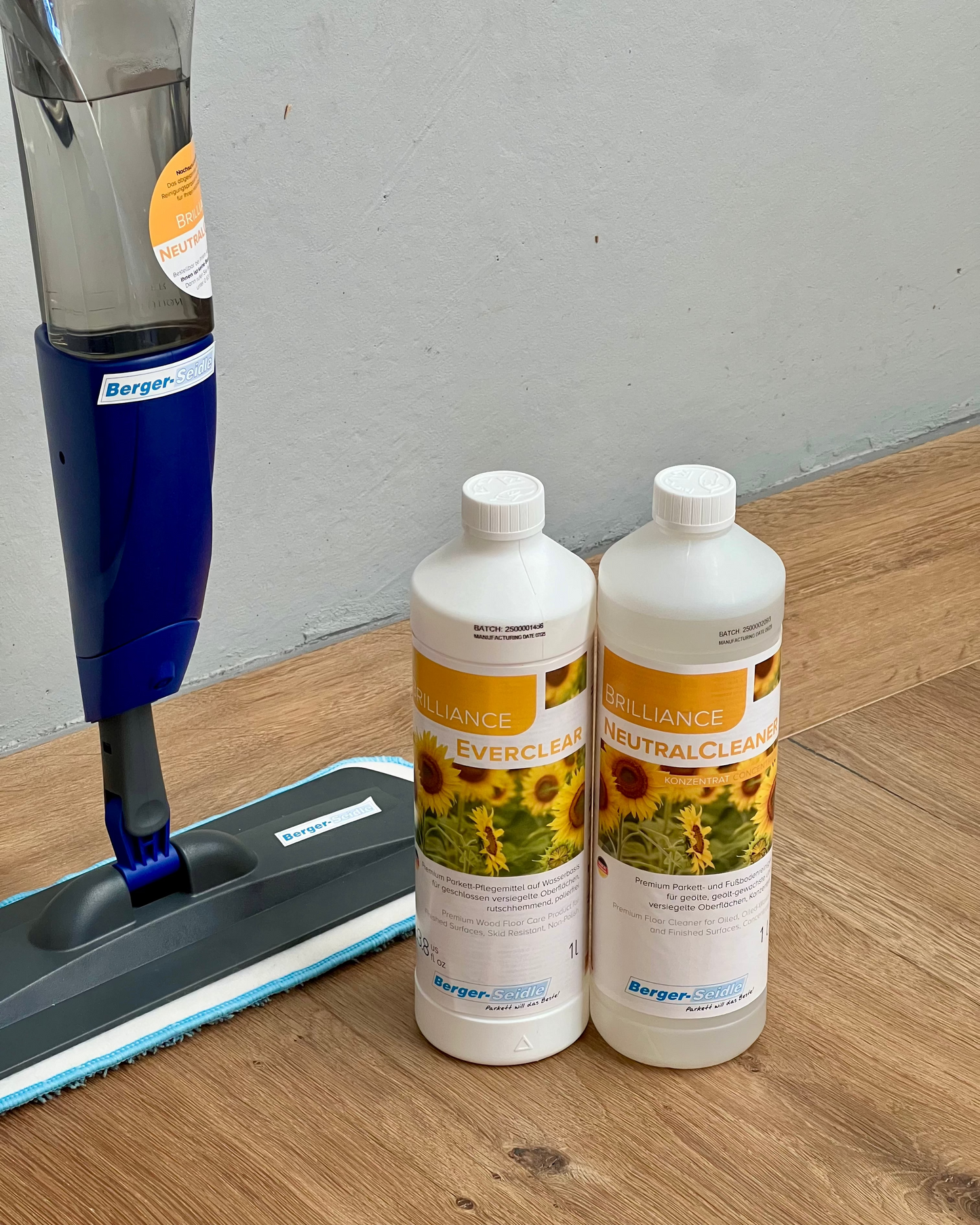 Berger-Seidle | FLOOR CARE BUNDLE | LACQUERED, VINYL, LVT & LAMINATE FLOORS
