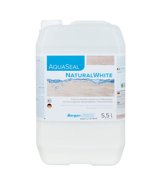 BERGER-SEIDLE | AQUA-SEAL NATURAL WHITE WITH HARDENER (5.5L)