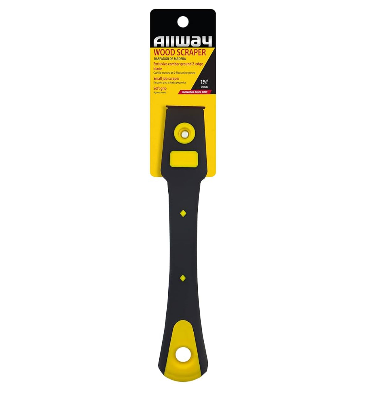 2 Hand Scraper ALLWAY | HAND SCRAPER | (FE1) 2-EDGE | SOFT GRIP – Quicksand Supplies