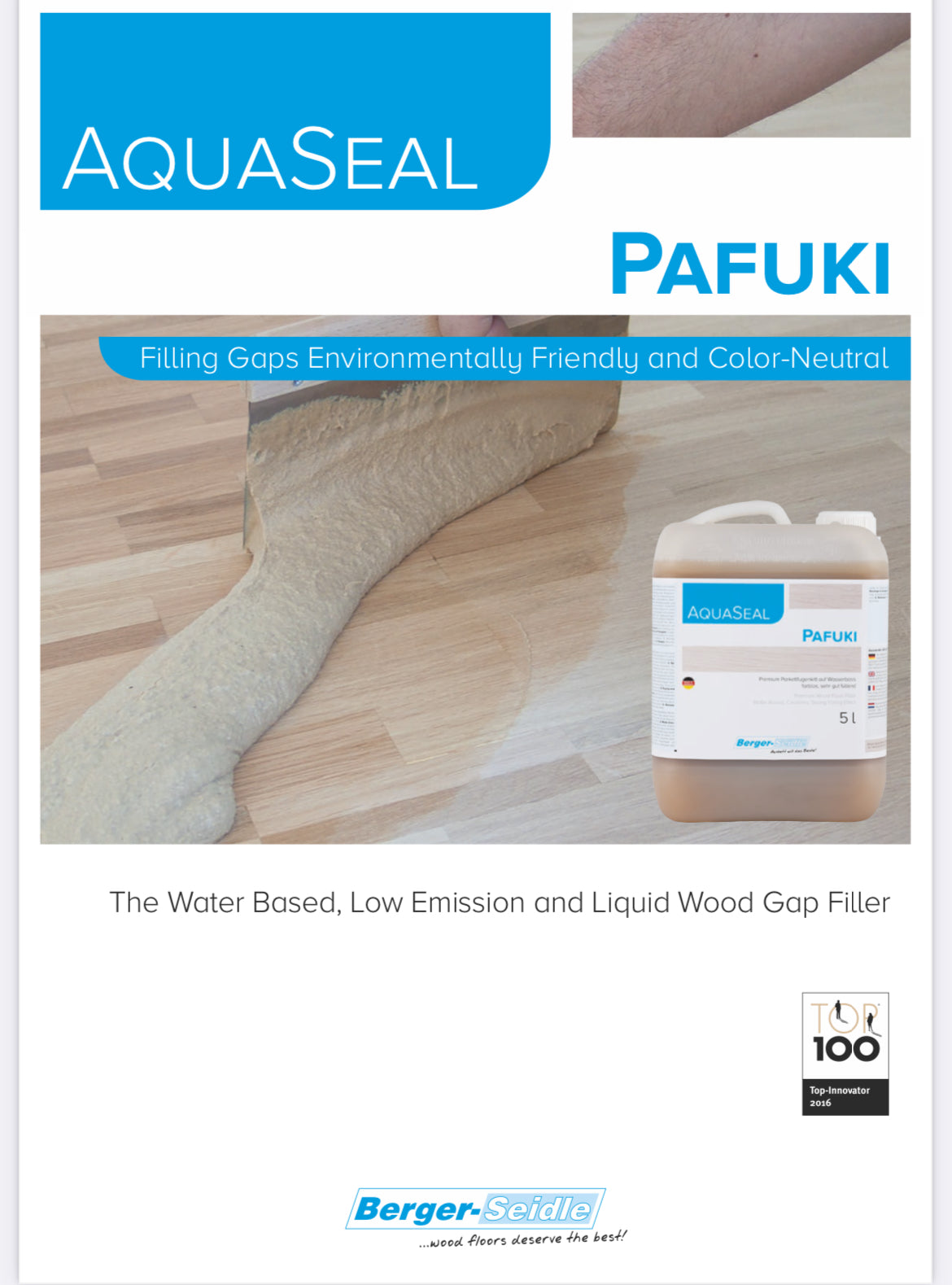 BERGER-SEIDLE | AQUA-SEAL PAFUKI WOOD FILLER (5L)