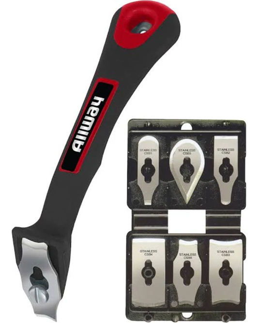 ALLWAY | CONTOUR SCRAPER KIT | (CS6) 6 BLADES