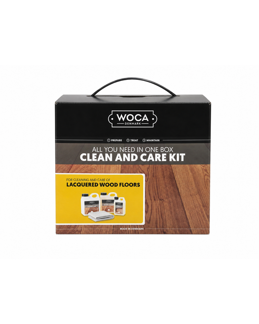 WOCA | CLEAN & CARE KIT | LACQUERED, VINYL, LVT & LAMINATE FLOORS