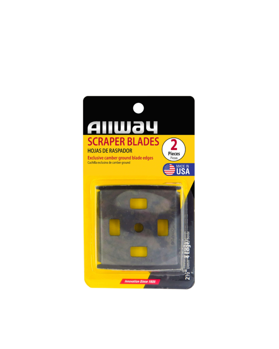 ALLWAY | SCRAPER BLADES 4-EDGE (42B) | 2 PIECES