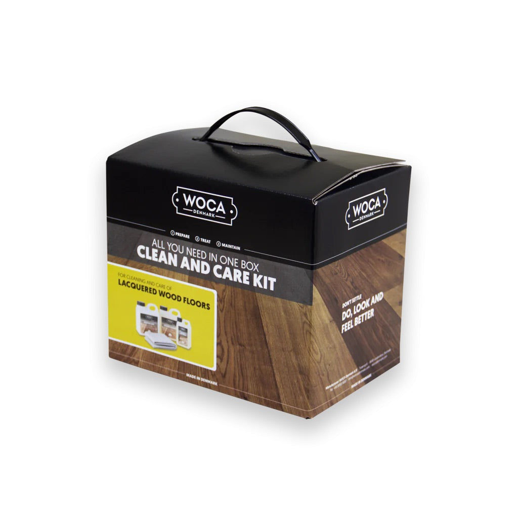 WOCA | CLEAN & CARE KIT | LACQUERED, VINYL, LVT & LAMINATE FLOORS