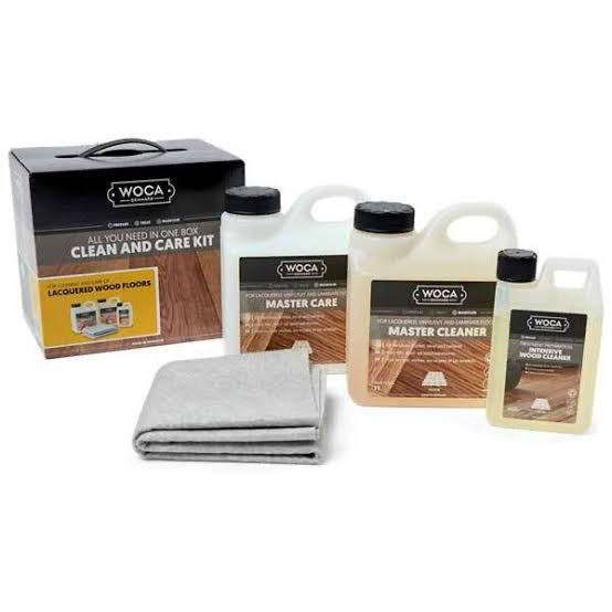 WOCA | CLEAN & CARE KIT | LACQUERED, VINYL, LVT & LAMINATE FLOORS